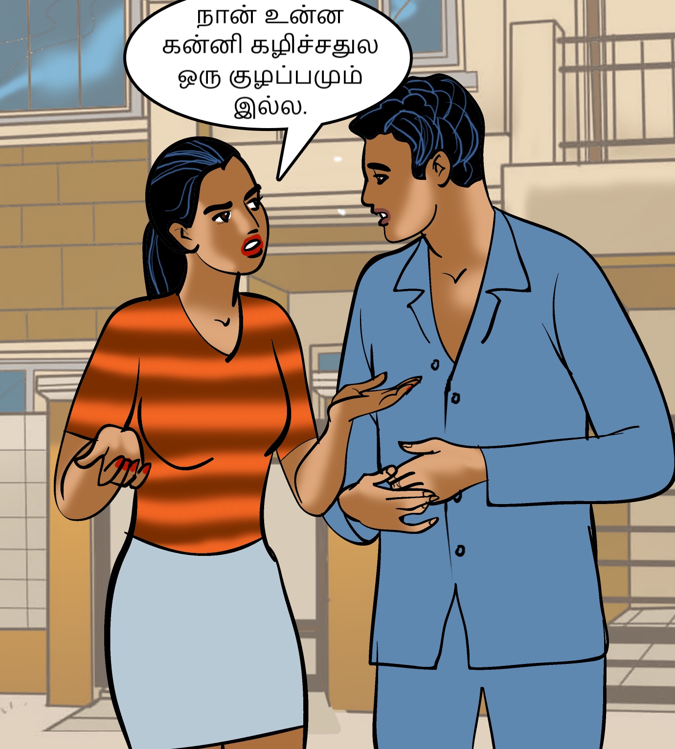 1380px x 1532px - Velamma Comics : à®“à®Ÿà®¿à®ªà¯à®ªà¯‹à®© à®ªà¯Šà®£à¯à®£à¯ - Tamil Porn Comics